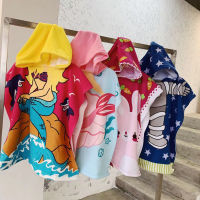 Children Dressing Gown Kids Cartoon Fish Bathrobes Bathing Robe for Baby Boys Pyjama Robes Toddler Girls Hooded Blankets Towels