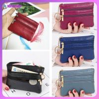 XIHONEY อเนกประสงค์ with Key Ring Short Small Card Holder Wallet Money Bag Mini Coin Purse Keychain