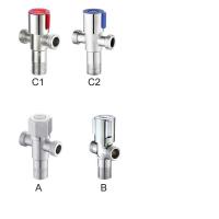 【YF】 G1/2 Thread Angle Vlaves Stainless Steel Filling Valves Kitchen Bathroom Tool for Toilet Sink Basin Water Heater