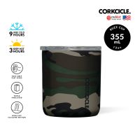 CORKCICLE แก้วสแตนเลสสูญญากาศ 3 ชั้น กักเก็บความเย็นได้นานถึง 9 ชม. เก็บความร้อนได้ 3 ชม. 355ML (12OZ) รุ่น BUZZ CUP WOODLAND CAMO