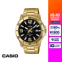 CASIO นาฬิกาข้อมือ CASIO รุ่น MTP-VD01G-1BVUDF วัสดุสเตนเลสสตีล สีดำ