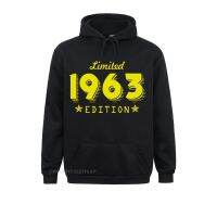 1963 Limited Edition Gold Design Mens Black Sportswear Cool Casual Pride Harajuku Hoodies Men Unisex New Fashion Tshirt Loose Size XS-4XL