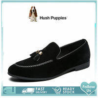 TOP☆Hush_Puppies รองเท้าผู้ชาย รุ่น สีดำ รองเท้าหนังแท้ รองเท้าทางการ รองเท้าแบบสวม รองเท้าแต่งงาน รองเท้าหนังผู้ชาย