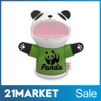 ของเล่นโมเดลกระดาษแพนด้าเสื้อเขียว Panda T-Shirt Papercraft (พร้อมคู่มือภาษาไทยประกอบการทำ4สี)