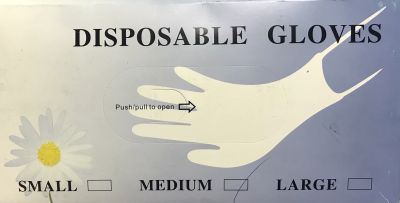 Sasha Disposable Gloves. ชาช่า ถุงมือ PVC 50 ชิ้น 25 คู่