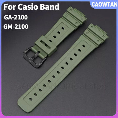 ที่มีคุณภาพสูงผู้ชาย16มิลลิเมตรยาง Watch Bands สำหรับ Casio DW6900กีฬาซิลิโคนสายนาฬิกาสำหรับ DW5600ชุดดูอุปกรณ์เสริมสำหรับ GA2100 GM2100