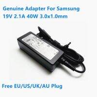 2ปีของแท้19V 2.1A 40W 3.0X1.0Mm PA 1400 14 CPA09 002A AD 4019P AD 4019A AC Adapter สำหรับ SAMSUNG NP900X1B NP530U3B XE700T1A Charger