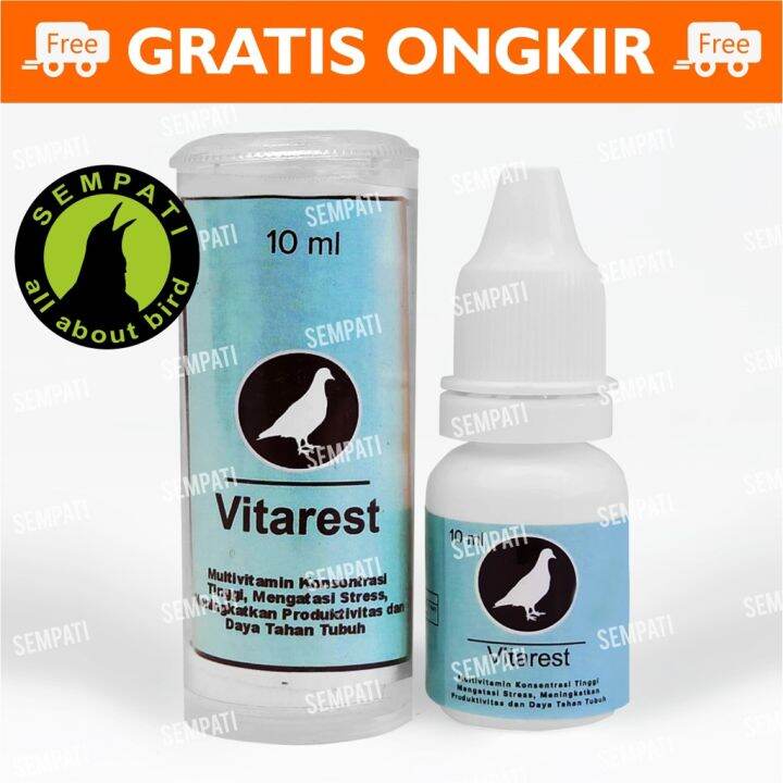 VITAREST MULTIVITAMIN BURUNG MERPATI VITAMIN SUPLEMENT JAMU MERPATI ...