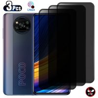 Tempered Glass Screen Protector Poco X3 Pro Screen Protectors - 3pcs Anti-spy - Aliexpress