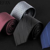 New Men 39;s Ties Solid Color Stripe Flower Floral 7cm Jacquard Necktie Accessories Daily Wear Cravat Wedding Party Gift