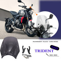 2021 2022 NEW Motorcycle Windscreen Accessories Windshield Baffle Air Wind Deflectors For TRIDENT Trident 660