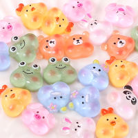 10ชิ้นเครื่องประดับศิลปะตกแต่งเล็บ Kawaii สัตว์เรซิ่น3D ตกแต่งเสน่ห์สำหรับเล็บ DIY