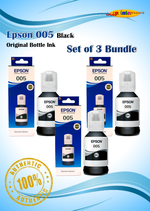 Epson Black Original Ink Bottle Set Of Lazada Ph