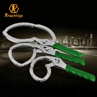 Krachtige Handcuff Type Stainless Steel Adjustable Oil Filter Element Wrench Handcuff Type Filter Wrench 60-75/70-90/90-110mm