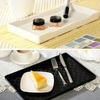 Serving Tray Rectangular Plastic Tray Food Serving Trays for Restaurant Home Ho Trays Durable