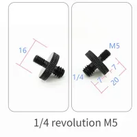 สกรูแปลง1x 1/4เป็น1/4 3/8นิ้ว M4 M5 M6 M8 M10ขาตั้งเครื่องฉายอะแดปเตอร์ขาตั้งกล้องอุปกรณ์ถ่ายภาพ