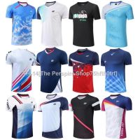 ▫ ✐℡New YY Yonex badminton clothing men s short-sleeved sports jersey quick-drying women s net volleyb