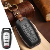 Luxury Car Key Case Cover Leather Fob Keychain Accessories for Haval Jolion H6 Big Dog Great Wall Euler White Cat Keyring Holder