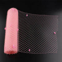 25CM*1M Russian Veiling Birdcage Trim Netting Fabric For Wedding Millinery Hat Mesh DIY Hair Accessories Net Fabric Material