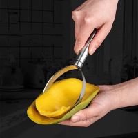 kitchen accessories tools mangoes kiwis fruit machine flesh separator peeler stainless steel gadgets