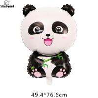 Studyset IN stock 1 Pcs Cartoon Panda Foil Balloons Cartoon Animal 18inch&amp;76x49cm Panda Balloon Birthday Party Decoration Globos Kid Inflatable Toy