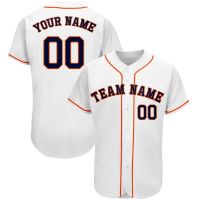 Top Quality Custom Baseball Jersey Print Your Name/Number Athletes Soft Breathable Quick-dry Sportswear for Men/Lady