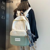 New backpack mens and womens casual fashion Korean version of high school junior students campus large-capacity schoolbag