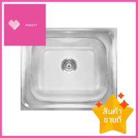 ซิงค์ฝัง 1หลุม LUCKY FLAME BIS0656 สเตนเลสBUILT-IN SINK LUCKY FLAME BIS0656 1B STAINLESS STEEL **ทักแชทได้ค่ะ ยินดีบริการ**