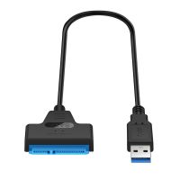 Hot-Sata Iii Usb 3.0สายเคเบิลอะแดปเตอร์ฮาร์ดไดรฟ์เสริมจากยูเอสบีไปยังซีเรียลแปลง22pin Ata ฮาร์ดดิสก์ W/uasp สำหรับ2.5นิ้ว Hdd/ssd