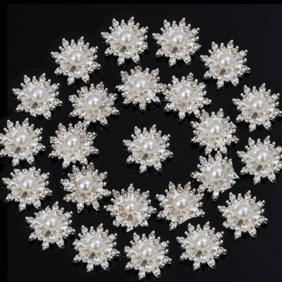 【CW】 10PCS Buttons 16MM Rhinestone Flatback Plating Hairpin Decoration Apparel Sewing Accessories