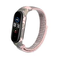 สายไนลอนลายพราง13สีมูลค่าสำหรับเงินที่สุดสำหรับ Mi Band 5/4/3วง Mi5 Mi4 Mi3สายนาฬิกาเปลี่ยนได้ไนล่อน Velcro สายรัด