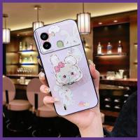 Cover Original Phone Case For Tecno POP6/POP6 Lite Waterproof phone stand holder Anti-knock foothold Durable TPU Cute