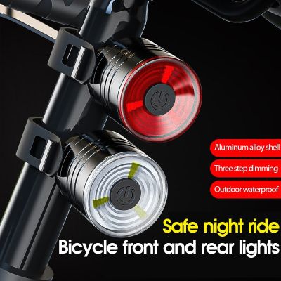 ✽✇ Bike Taillight Waterproof Riding Rear Light Front Lamp Led Usb Rechargeable MTB Night Cycling Light Taillamp Bicycle Accessories