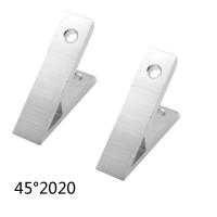 2pcs 45 degree 2020 20x20 Corner Angle Bracket Connection Joint for 2020 series Aluminum Profile Hand Tool Parts Accessories