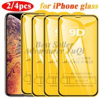 24PCS 9D Screen Protector Full Cover Tempered Glass for IPhone 13 12 11 Pro Max Mini X XR XS Max 78 plus Multi-layer Reinforced