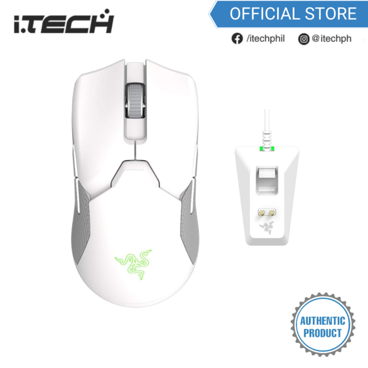 Razer Viper Ultimate Wireless Gaming Mouse [Mercury] RZ01-03050400-R3M1 ...