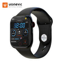 Uonevic 1.99 "IW8 Smart Watch ผู้ชายบลูทูธโทรแบบกำหนดเอง IP68กันน้ำ NFC เสมอบนจอแสดงผลผู้หญิงออกกำลังกาย45มิลลิเมตรชุด7 S Mart W Atch สำหรับ Apple Xiaomi IOS