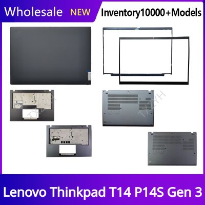 New For Lenovo Thinkpad T14 P14S Gen 3 Laptop LCD back cover Front Bezel Hinges Palmrest Bottom Case A B C D Shell