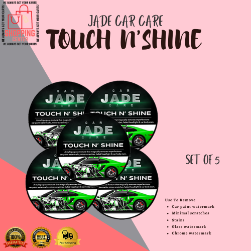 TOUCH N'SHINE (SET OF 5)MAKE YOUR CAR SHINY/STAINS GLASS,CAR PAINT