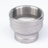 1-1/4 BSP to 2 BSP Female Thread 304 Stainless Steeel Concentric Reducer Connector Pipe Fitting water air oil