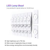 ACCOORD อุปกรณ์เสริม32-65นิ้วโคมไฟลูกปัด SMD ริ้วสายไฟไฟ LED เลนส์ออปติคอลสำหรับซ่อมทีวี