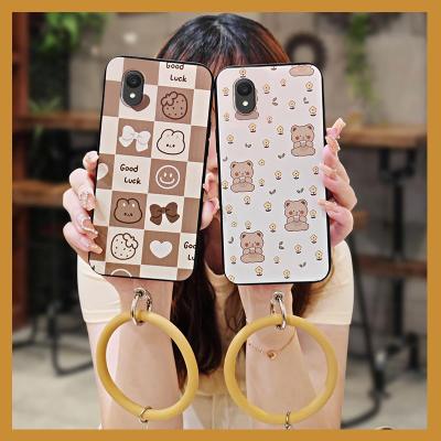 protective ultra thin Phone Case For TCL 201 personality liquid silicone creative Back Cover The New taste cartoon ring