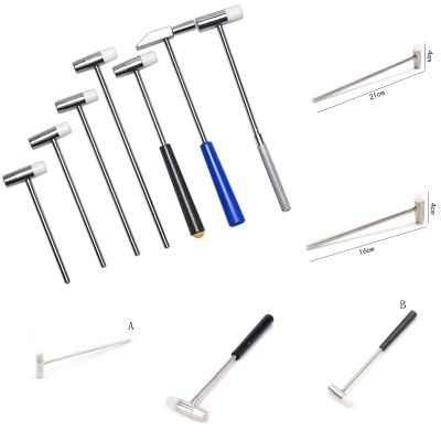 Metal mini multifunctional small hammer soft and hard dual-purpose hammer plastic watch repair tool hammer mini hammer