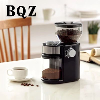 【YF】 BQZ-Moedor de café elétrico totalmente automático Aparelhos moda Burr plana Espessura ajustável Cup Volume