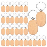 80PCS Wood Engraving Blanks Assorted Shape Unfinished Key Tag Craft Accessories with Ring for DIY Gift A