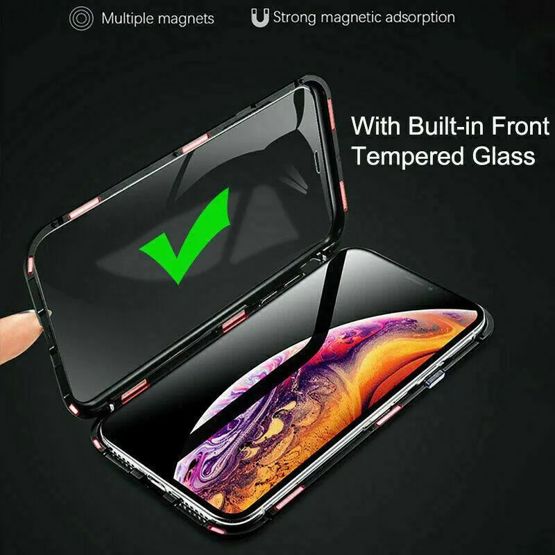 KAPADSON - Funda para iPhone 11 pro Xs Max XR 7 7plus 8 Plus 6S 6P Plus  X/XS | Funda con absorción de golpes, funda de silicona, funda estilo  metálico