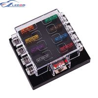 Blade Fuse Block Universal Circuit Automotive Box Block Holder Car Boat Marine for 8 Way Fuses Accessories