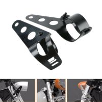 Motorcycle Universal Headlight Mount Bracket For Honda Kawasaki Harley Bobber Racer KZ1000 1100 KZ550 KZ650 35mm-43mm Fork Tube