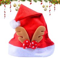 Cute Christmas Hats Classic Felt Elk Elf Red Pants Stripes Legs Hats Adults Kids Funny Christmas Hats Winter Party Favor