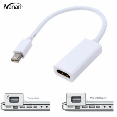 Mini DisplayPort DP เป็น HDMI AV Adapter สำหรับ Apple Macbook Mac Pro Air